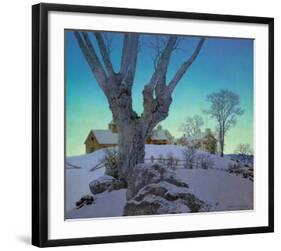 Hill Top Farm-Maxfield Parrish-Framed Art Print