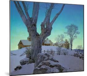 Hill Top Farm-Maxfield Parrish-Mounted Art Print