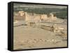 Hill Top View, Archaelogical Ruins, Palmyra, Unesco World Heritage Site, Syria, Middle East-Christian Kober-Framed Stretched Canvas