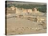 Hill Top View, Archaelogical Ruins, Palmyra, Unesco World Heritage Site, Syria, Middle East-Christian Kober-Stretched Canvas