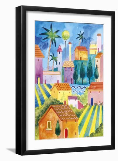 Hill Town II-Sophie Harding-Framed Giclee Print