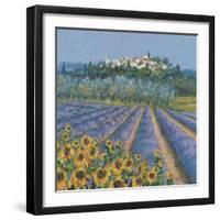 Hill Town, Provence-Hazel Barker-Framed Giclee Print