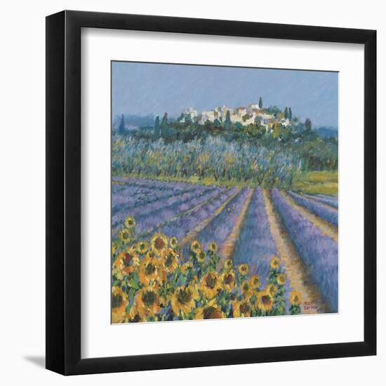 Hill Town, Provence-Hazel Barker-Framed Giclee Print