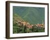 Hill Town View, Molini di Triora, Riviera di Ponente, Liguria, Italy-Walter Bibikow-Framed Premium Photographic Print