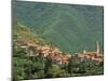 Hill Town View, Molini di Triora, Riviera di Ponente, Liguria, Italy-Walter Bibikow-Mounted Premium Photographic Print