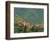 Hill Town View, Molini di Triora, Riviera di Ponente, Liguria, Italy-Walter Bibikow-Framed Photographic Print