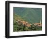 Hill Town View, Molini di Triora, Riviera di Ponente, Liguria, Italy-Walter Bibikow-Framed Photographic Print