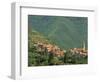 Hill Town View, Molini di Triora, Riviera di Ponente, Liguria, Italy-Walter Bibikow-Framed Photographic Print