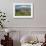 Hill Town with Backdrop of Snowy Volcano Mount Etna, Gangi, Palermo Province-Rob Francis-Framed Photographic Print displayed on a wall