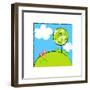 Hill Tree-null-Framed Giclee Print