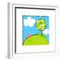 Hill Tree-null-Framed Giclee Print