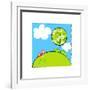 Hill Tree-null-Framed Giclee Print