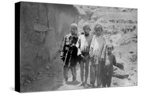 Hill Tribe Children, Chakrata, 1917-null-Stretched Canvas