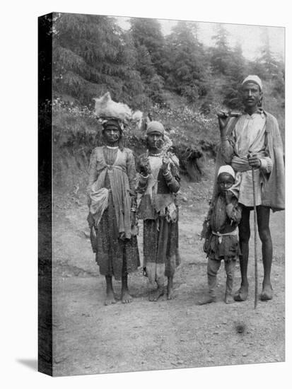 Hill Tribe People, Chakrata, 1917-null-Stretched Canvas