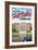 Hill Valley California Retro Travel-null-Framed Art Print