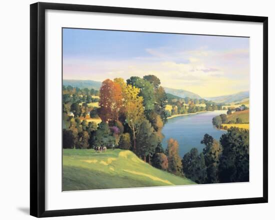 Hill & Valley II-Max Hayslette-Framed Premium Giclee Print