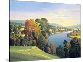 Hill & Valley II-Max Hayslette-Stretched Canvas