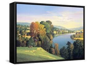 Hill & Valley II-Max Hayslette-Framed Stretched Canvas