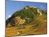 Hill Village of Chateau Chalon in the Jura, Franche Comte France-Michael Busselle-Mounted Photographic Print