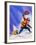 Hillard and Tensing on Top of Mount Everest-null-Framed Giclee Print