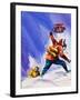 Hillard and Tensing on Top of Mount Everest-null-Framed Giclee Print