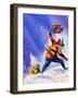 Hillard and Tensing on Top of Mount Everest-null-Framed Giclee Print