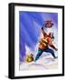 Hillard and Tensing on Top of Mount Everest-null-Framed Giclee Print