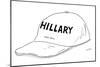 Hillary and Bill Hat - Cartoon-Kim Warp-Mounted Premium Giclee Print