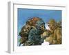 Hillary and Tensing Prepare to Assault the Final Ridge-Ferdinando Tacconi-Framed Giclee Print