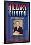 Hillary Clinton For President-null-Framed Art Print