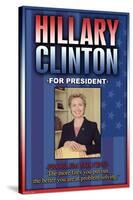 Hillary Clinton For President-null-Stretched Canvas