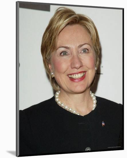 Hillary Clinton-null-Mounted Photo