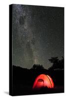 Hilleberg Tent under the Night Sky, Patagonia, Aysen, Chile-Fredrik Norrsell-Stretched Canvas