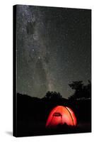 Hilleberg Tent under the Night Sky, Patagonia, Aysen, Chile-Fredrik Norrsell-Stretched Canvas