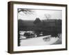 Hillman Aero Minx open 2-seater driving through a ford during a motoring trial, 1936-Bill Brunell-Framed Photographic Print