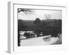 Hillman Aero Minx open 2-seater driving through a ford during a motoring trial, 1936-Bill Brunell-Framed Photographic Print