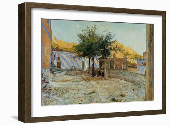 Hillock Knoll on the Island of Elba-Angelica Kauffmann-Framed Giclee Print