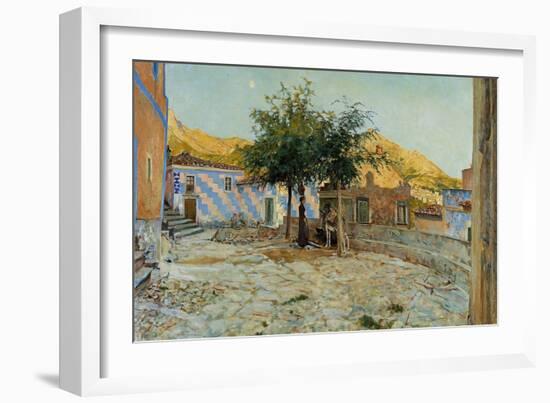 Hillock Knoll on the Island of Elba-Angelica Kauffmann-Framed Giclee Print