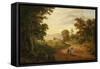 Hills and Dales-Eugène Boudin-Framed Stretched Canvas