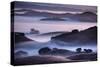 Hills and Fog of Northern California, Petaluma, Bay Area-Vincent James-Stretched Canvas