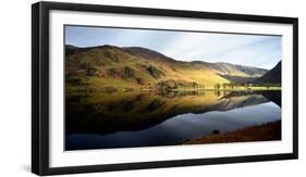 Hills and Lake-Rory Garforth-Framed Photographic Print