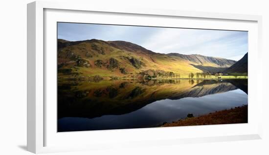 Hills and Lake-Rory Garforth-Framed Photographic Print