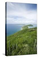 Hills and Ocean View on Virgin Gorda-Macduff Everton-Stretched Canvas