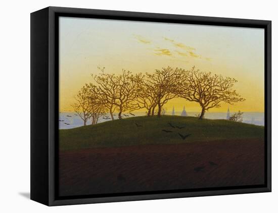 Hills and Ploughed Fields Near Dresden, about 1824-Caspar David Friedrich-Framed Stretched Canvas
