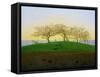 Hills and Ploughed Fields Near Dresden-Caspar David Friedrich-Framed Stretched Canvas