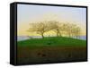 Hills and Ploughed Fields Near Dresden-Caspar David Friedrich-Framed Stretched Canvas