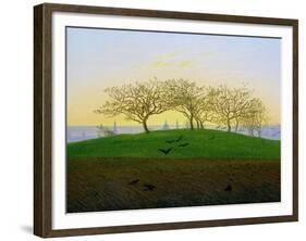 Hills and Ploughed Fields Near Dresden-Caspar David Friedrich-Framed Giclee Print