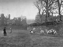 The Parks, cricket ground of Oxford University, 1912-Hills and Saunders-Framed Stretched Canvas