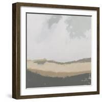 Hills Beyond Hills Neutral-Pamela Munger-Framed Art Print