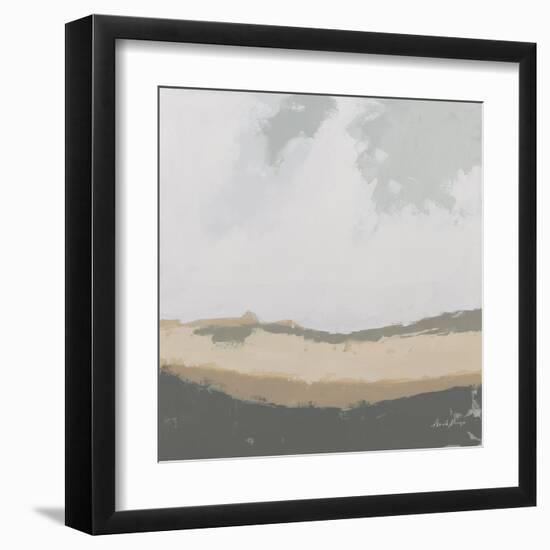 Hills Beyond Hills Neutral-Pamela Munger-Framed Art Print